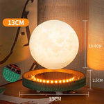 Lámpara de Saturno levitante con base luminosa – decoración magnética