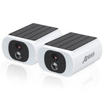 ANRAN 3MP – kit de cámaras solares WiFi para exterior con visión nocturna a color