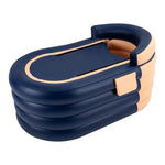 Bañera jacuzzi inflable portátil con cubierta y bomba de aire para interiores y exteriores
