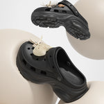 SHAJI New Summer Womens EVA Platform Clog Shoes Anti Slip Breathable Comfort Sandals Versatile Indoor Outdoor Beach Daily Casual