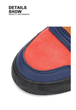 Tenis casuales tipo skate para hombre – corte bajo y suela antideslizante