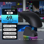 AJ139P V3 MC – Tri-Mode Wireless 24K DPI Gaming Mouse with Charging Dock