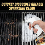 Baking Pan Cleaner Spray Heavy Duty Grill BBQ Oven Degreaser Powerful Oil Stain Removal Portable Cookware Cleaning 120ml
