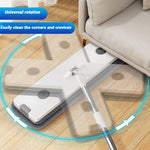 JOYBOS – mopa plana giratoria 360° de 33 cm con cubeta