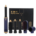 LUXLOCK Professional 5-in-1 Set – Dryer, Curler & Straightener
