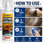 Bbq Grills Cleaner Spray With Towel Heavy Duty Grills Grease Removal Spray Quickly Removes Tough-Burnt On Food Grease Degreaser