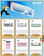 RK Royal Kludge R75 – 81-Key Gasket Mechanical Keyboard, RGB & Hot-Swap