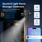Cámara solar 4 lentes 4G/eSIM – zoom 60X, seguimiento humano y batería 31,200 mAh