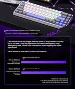 AULA WIN60/WIN68 HE – Magnetic Gaming Keyboard with Rapid Trigger, RGB & 8K