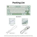 RK Royal Kludge R75 – teclado mecánico Gasket 75% RGB, hot-swap y keycaps PBT