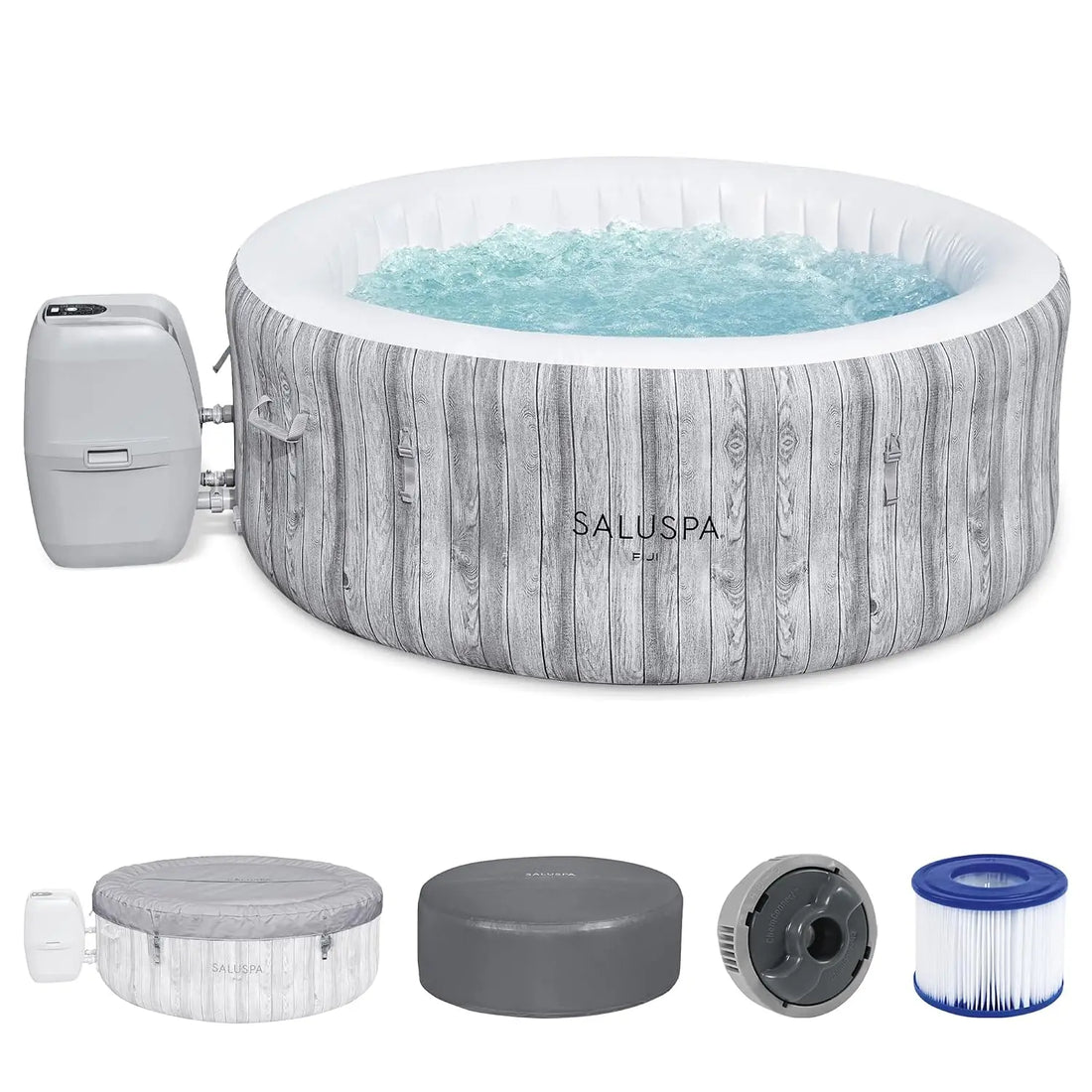 SaluSpa Fiji – jacuzzi inflable eficiente para 2–4 personas