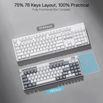 Redragon K655 – 75% RGB Mechanical Gaming Keyboard, Hot-Swap & Linear Red Switch