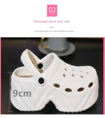 Zuecos de plataforma alta 9 cm para mujer – EVA y múltiples diseños