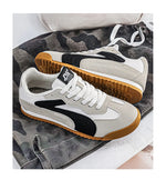 Tenis retro estilo German Trainer para hombre – suela suave y transpirable