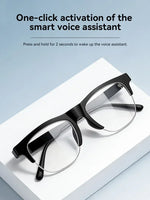 Lenovo – gafas inteligentes AI con Bluetooth, llamadas, música y control táctil
