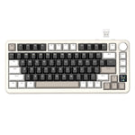 ATTACK SHARK X85 Pro – teclado mecánico 75% con pantalla, perilla, RGB y tri-modo