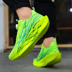Tenis running unisex con cierre giratorio – sin cordones y suela gruesa