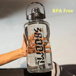 Botella deportiva de gran capacidad con pajilla – 1.5 L a 3.8 L