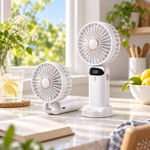 Zhopu BreezeFlex Pro – Ventilador portátil plegable de 5 velocidades