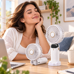 Zhopu BreezeFlex Pro – Ventilador portátil plegable de 5 velocidades