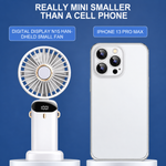 Zhopu BreezeFlex Pro – Ventilador portátil plegable de 5 velocidades