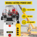 SucceBuy 12 V Double-Acting Hydraulic Power Unit with Tank